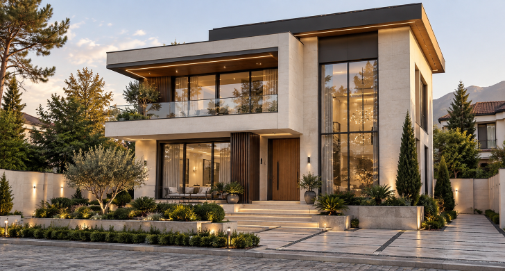 مصالح ویلای مدرن در شمال