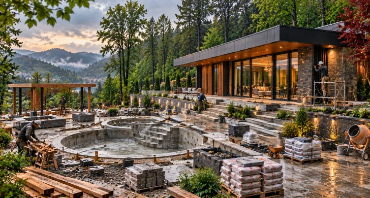 چگونه زمان‌بندی ساخت ویلا در شمال را با شرایط آب‌وهوایی هماهنگ کنیم؟