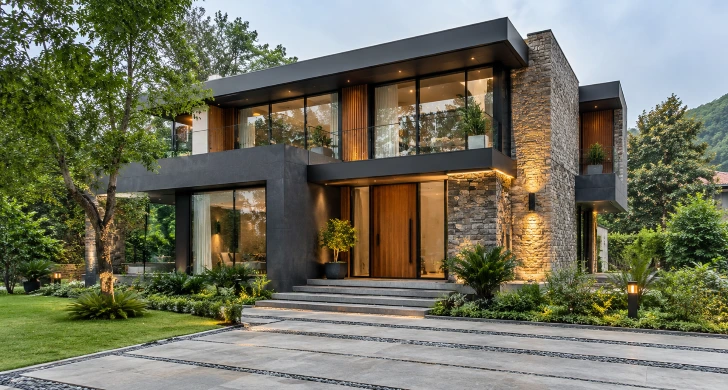از طراحی تا اجرای نمای ویلا در شمال